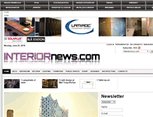 Tablet Screenshot of interiornews.com